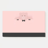 Schattige en Fancy Roze Varken Post-it® Notes (Voorkant)