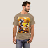 Schattige en functioneel voor kinderen en volwasse t-shirt (Voorkant volledig)