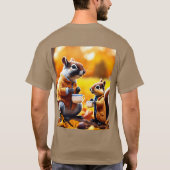 Schattige en functioneel voor kinderen en volwasse t-shirt (Achterkant)