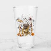Schattige en Funny Spooky Evil Cats Glas (Voorkant)