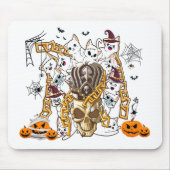 Schattige en Funny Spooky Evil Cats Muismat (Voorkant)