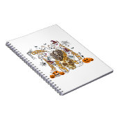 Schattige en Funny Spooky Evil Cats Notitieboek (Rechterzijde)
