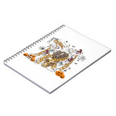 Schattige en Funny Spooky Evil Cats Notitieboek (Linkerzijde)