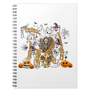 Schattige en Funny Spooky Evil Cats Notitieboek