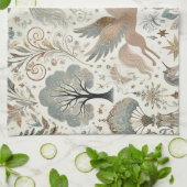 Schattige en  gevoel - Eenhoorn Theedoek (Gevouwen)