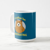 Schattige en grappig Beer liever overwinteren Koffiemok (Voorkant links)