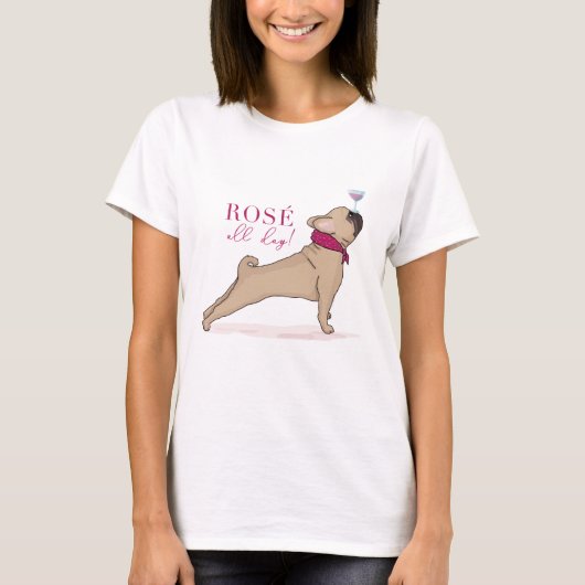 Schattige en grappig Frans Bulldog T-shirt (Voorkant)