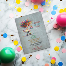 Schattige en grappig grillig meisje