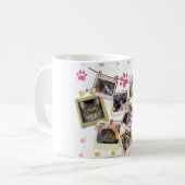 Schattige en grappig kat collage ontwerp koffiemok (Voorkant links)