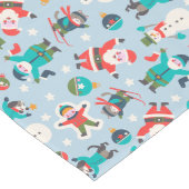 Schattige en grappig Non-directional Christmas Dit Lange Tafelloper (Hoek)