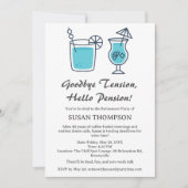 Schattige en grappig pensioenfeest kaart (Voorkant)