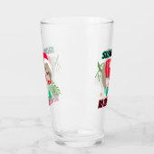 Schattige en Grappig Santa's Sloth Slow Ho Ho Glas (Links)