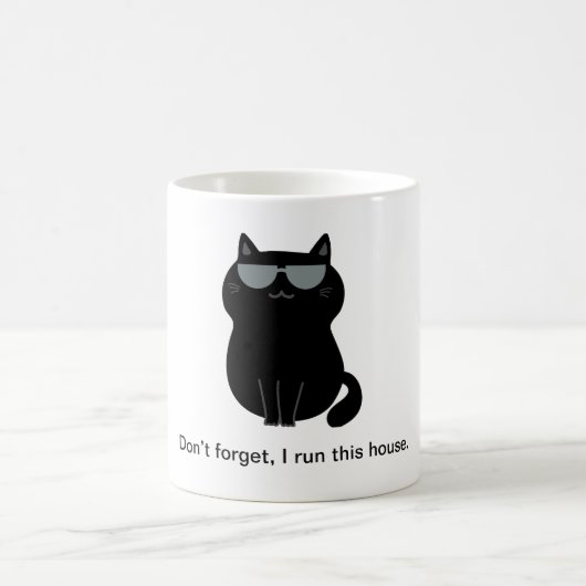 Schattige en grappige kat koffiemok (Center)
