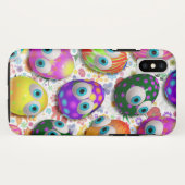 Schattige en grappige Pasen eieren Cartoon Case-Mate iPhone Case (Achterkant (horizontaal))