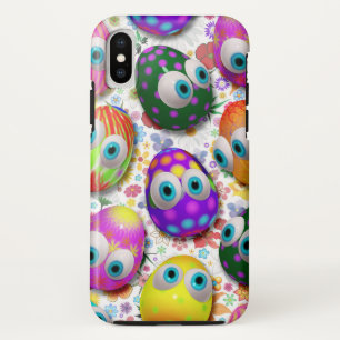 Schattige en grappige Pasen eieren Cartoon Case-Mate iPhone Case
