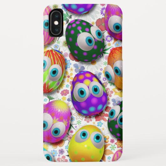 Schattige en grappige Pasen eieren Cartoon Case-Mate iPhone Case (Achterkant)