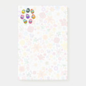 Schattige en grappige Pasen eieren Cartoon Post-it® Notes (Voorkant)