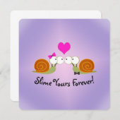 Schattige en grappige slime voor altijd slakken ve (Voorkant / Achterkant)