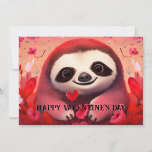 Schattige en grappige Valentijnsdag voor kinderen  Feestdagenkaart