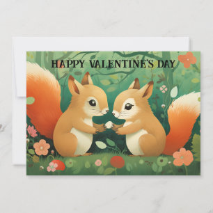 Schattige en grappige Valentijnsdag voor kinderen Feestdagenkaart