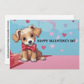 Schattige en grappige Valentijnsdag voor kinderen Feestdagenkaart (Voorkant / Achterkant)