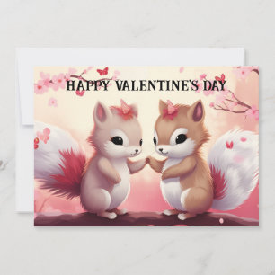 Schattige en grappige Valentijnsdag voor kinderen Feestdagenkaart