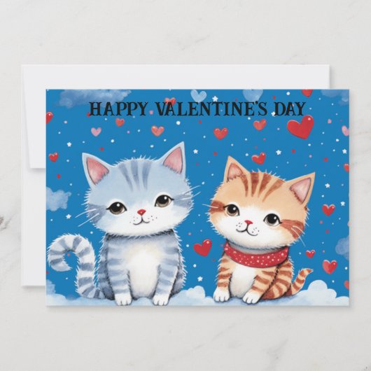 Schattige en grappige Valentijnsdag voor kinderen  Feestdagenkaart (Voorkant)