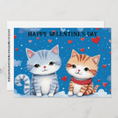 Schattige en grappige Valentijnsdag voor kinderen  Feestdagenkaart (Voorkant / Achterkant)