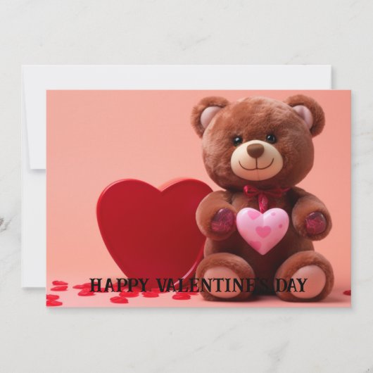 Schattige en grappige Valentijnsdag voor kinderen  Feestdagenkaart (Voorkant)