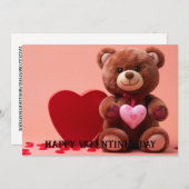 Schattige en grappige Valentijnsdag voor kinderen  Feestdagenkaart (Voorkant / Achterkant)