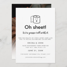 Schattige en grappige verkleinde trouwfoto