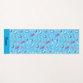 schattige en grappige visoceaan blauw Aangepast Ki Yogamat (Voorkant (horizontaal))