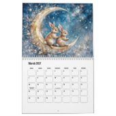 Schattige en grillige konijnen kalender (Mar 2027)