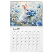 Schattige en grillige konijnen kalender (Jan 2027)