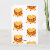 Schattige en kaasachtige Valentijnsdag  Kaart (Achterkant)