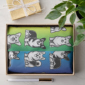 Schattige en kleurrijk Corgi Tissue Paper Tissuepapier (Geschenk)