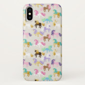 Schattige en kleurrijk eenhoornpatroon Case-Mate iPhone case (Achterkant)