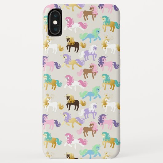 Schattige en kleurrijk eenhoornpatroon Case-Mate iPhone case (Achterkant)