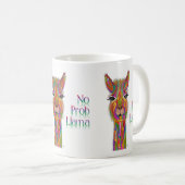 Schattige en kleurrijk Geen Prob Llama Mok (Voorkant rechts)