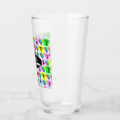 SCHATTIGE EN KLEURRIJK GYMNAST MEISJE ONTWERP GLAS (Links)