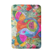 Schattige en kleurrijk Happy Pig met Hearts Bath M Badmat (Voorkant Verticaal)