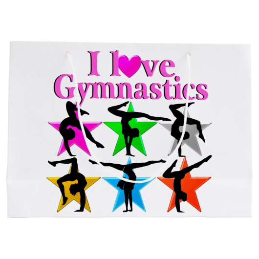 SCHATTIGE EN KLEURRIJK IK HOU VAN GYMNASTIEK ONTWE GROOT CADEAUZAKJE (Achterkant)