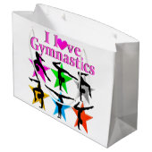 SCHATTIGE EN KLEURRIJK IK HOU VAN GYMNASTIEK ONTWE GROOT CADEAUZAKJE (Achterkant Gekanteld)