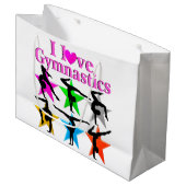 SCHATTIGE EN KLEURRIJK IK HOU VAN GYMNASTIEK ONTWE GROOT CADEAUZAKJE (Voorkant Gekanteld)