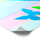 SCHATTIGE EN KLEURRIJK IK HOU VAN GYMNASTIEK POSTER (Hoek)