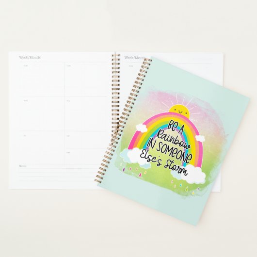 Schattige en kleurrijk Inspirerend Planner (Display)