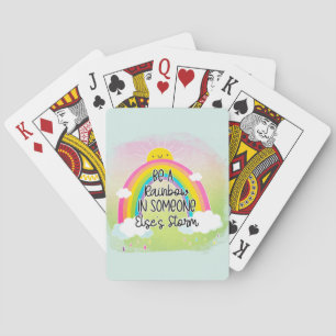Schattige en kleurrijk Inspirerend Pokerkaarten