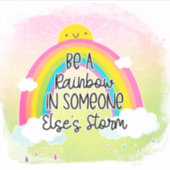 Schattige en kleurrijk Inspirerend Sticker (Voorkant)