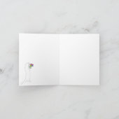 Schattige en kleurrijk Otter Wenskaart Kaart (Binnen)