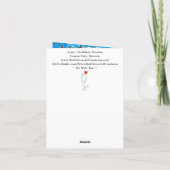 Schattige en Kleurrijk Shih Tzu Wenskaart Bedankkaart (Achterkant)